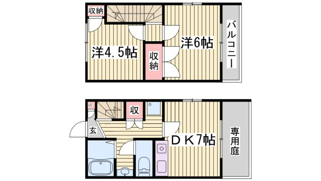 レオパレスグランディールの間取り