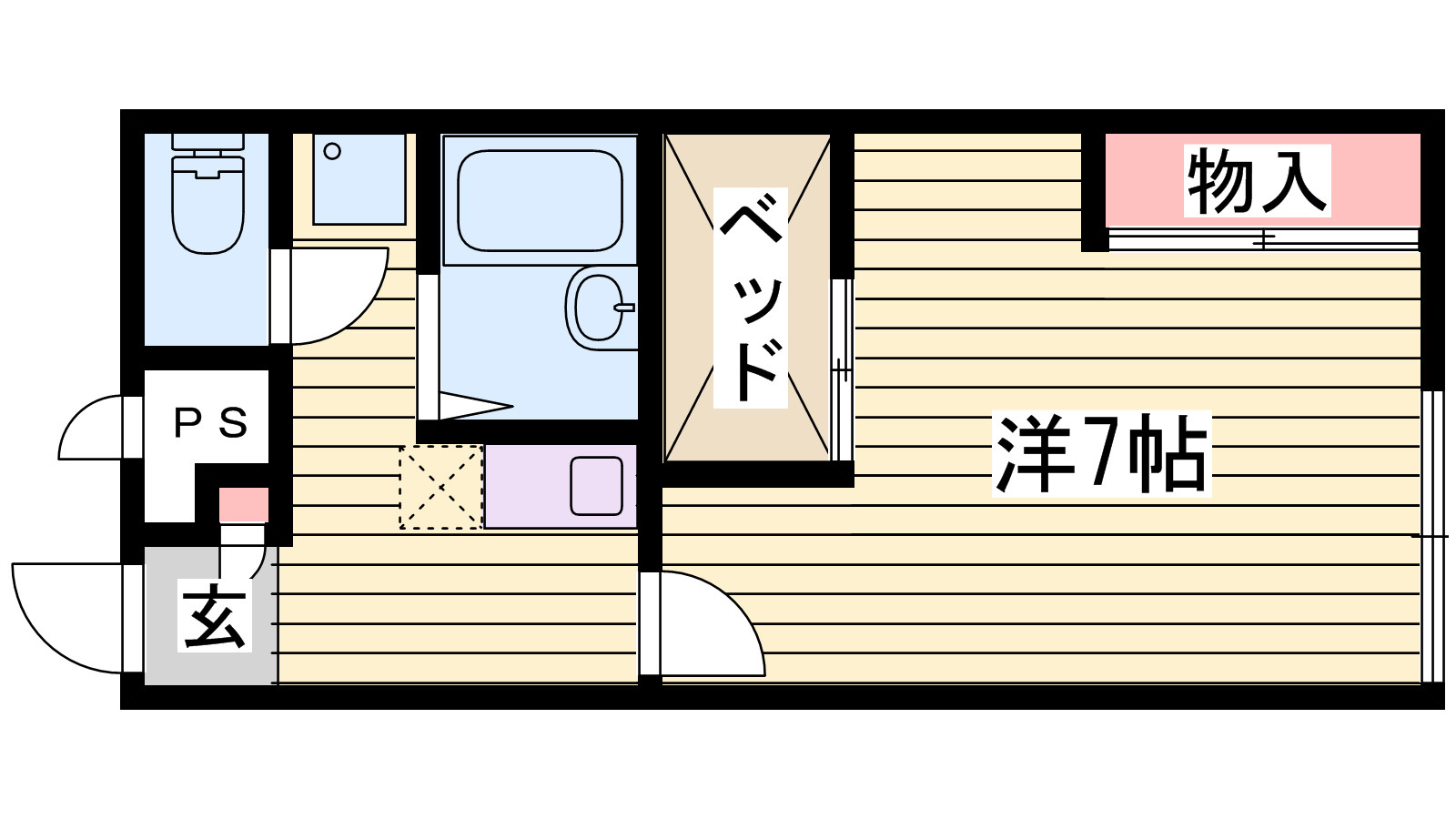 レオパレスＴＩＡ　Ⅱの間取り