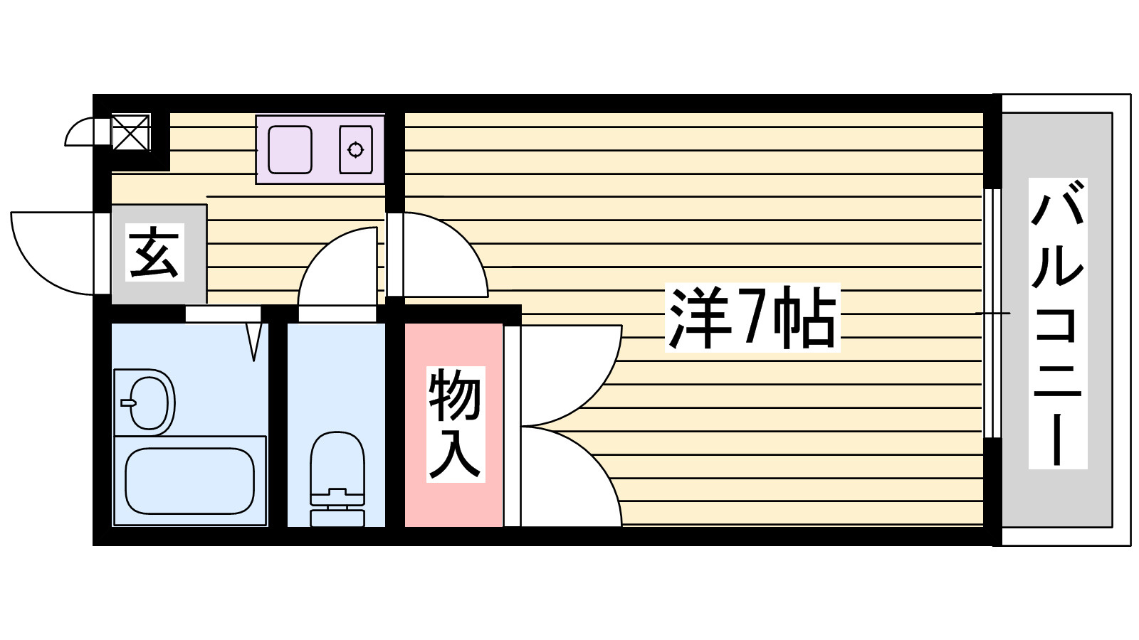 レオパレスＫＵＷＡＤＡの間取り