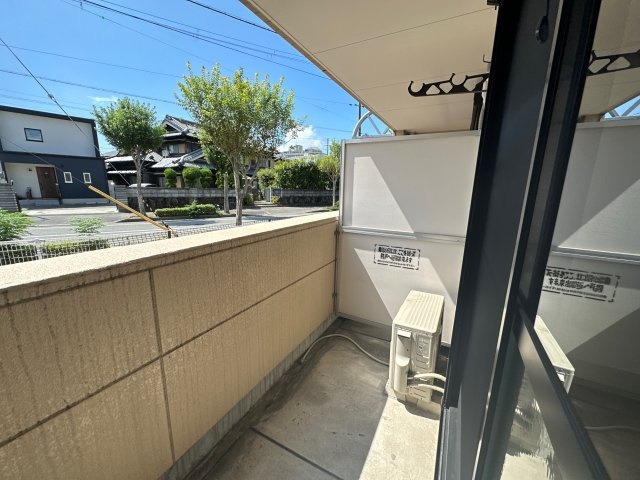 Ｍハイツのバルコニー