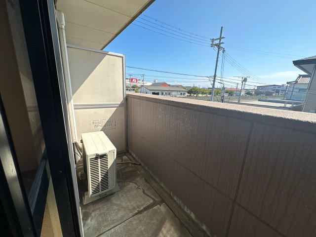ラベンダー　ハイツのバルコニー