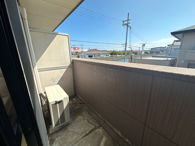 ラベンダー　ハイツのバルコニー