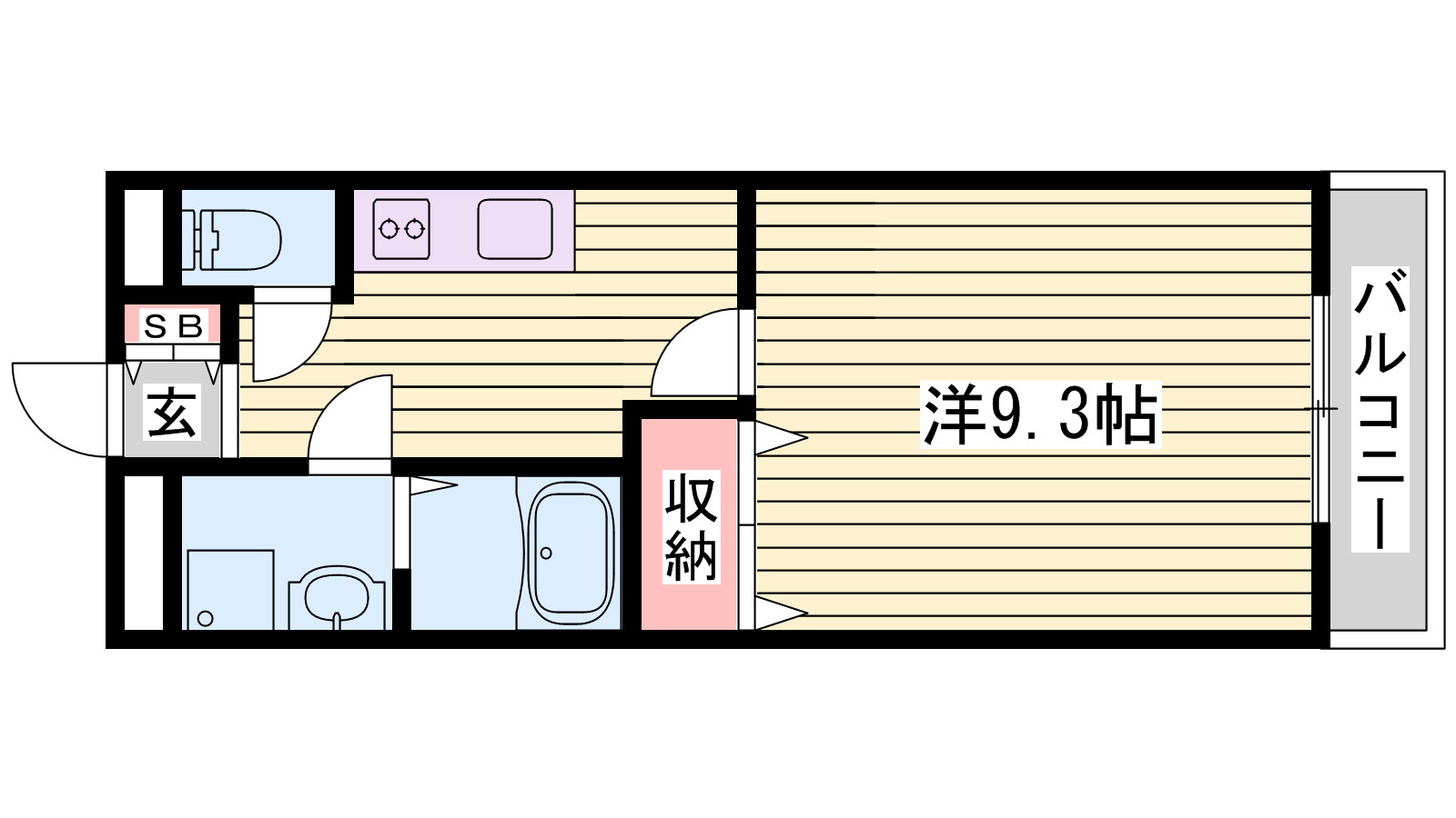 リバティーグリーンヒルズの間取り