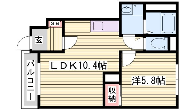 ディライトハウス宝殿の間取り