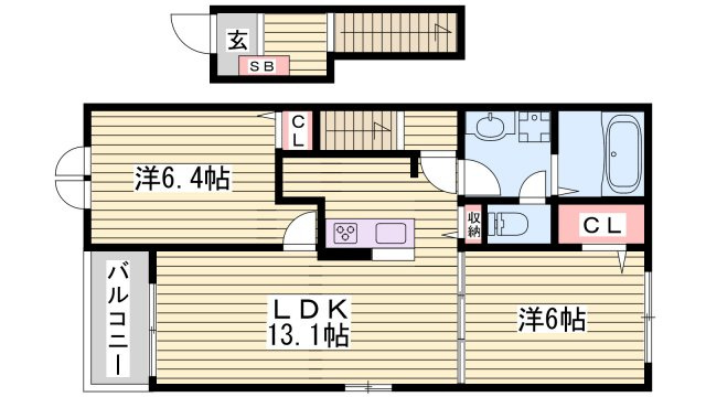 ｓｔｉｌｌ　Ⅱの間取り