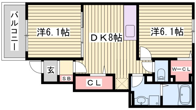 フィオレンティーナⅢの間取り