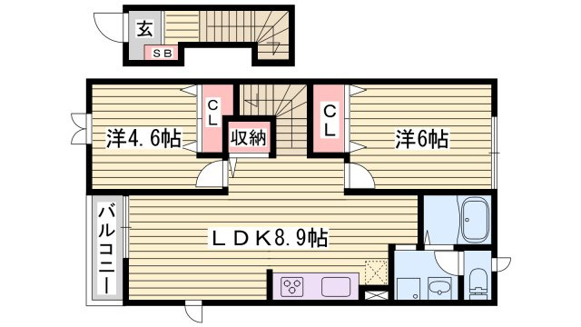 イチサンアベニューＡの間取り