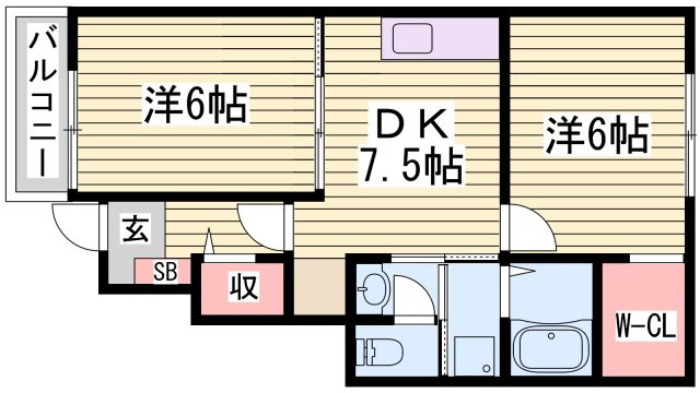 Ｄ・グロリアⅡの間取り