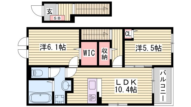 セントレジデンスⅠの間取り