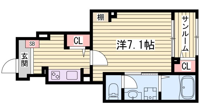 アネモスヒルズ姫路早瀬Ⅰの間取り