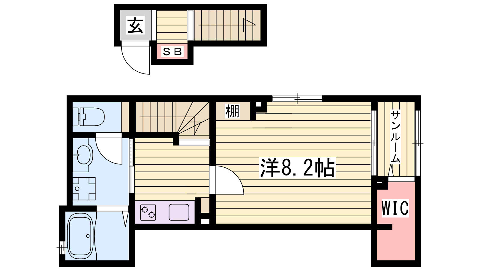 アネモスヒルズ姫路早瀬Ⅰの間取り