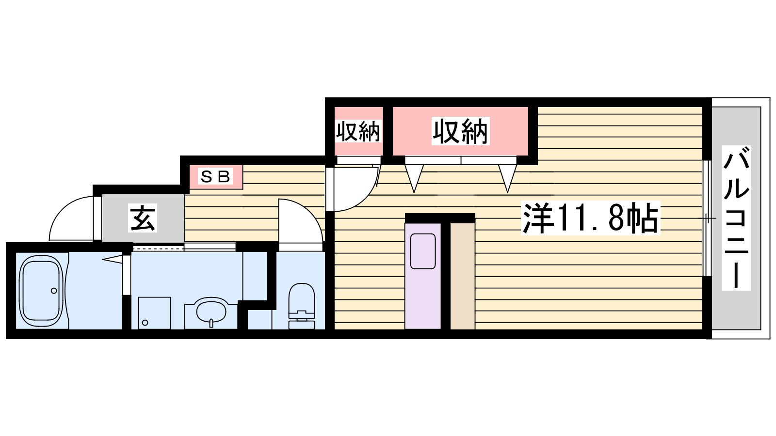 エスペランサ中仁野Ⅵの間取り