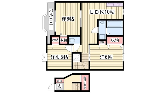 グリーンコート柿内の間取り
