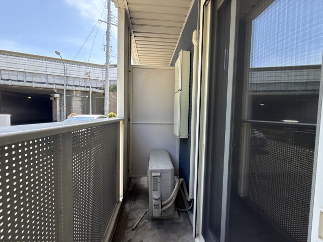 アウローラ市川のバルコニー
