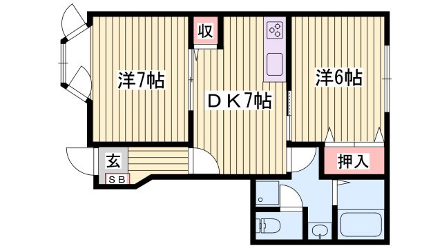 ソレイユ東山Ⅰの間取り