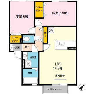 【間取り】 | コンフォール・ヴィラB棟