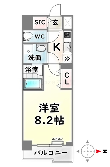 【間取り】 | レジデンスSUN.K【名古屋市賃貸・オートロック】