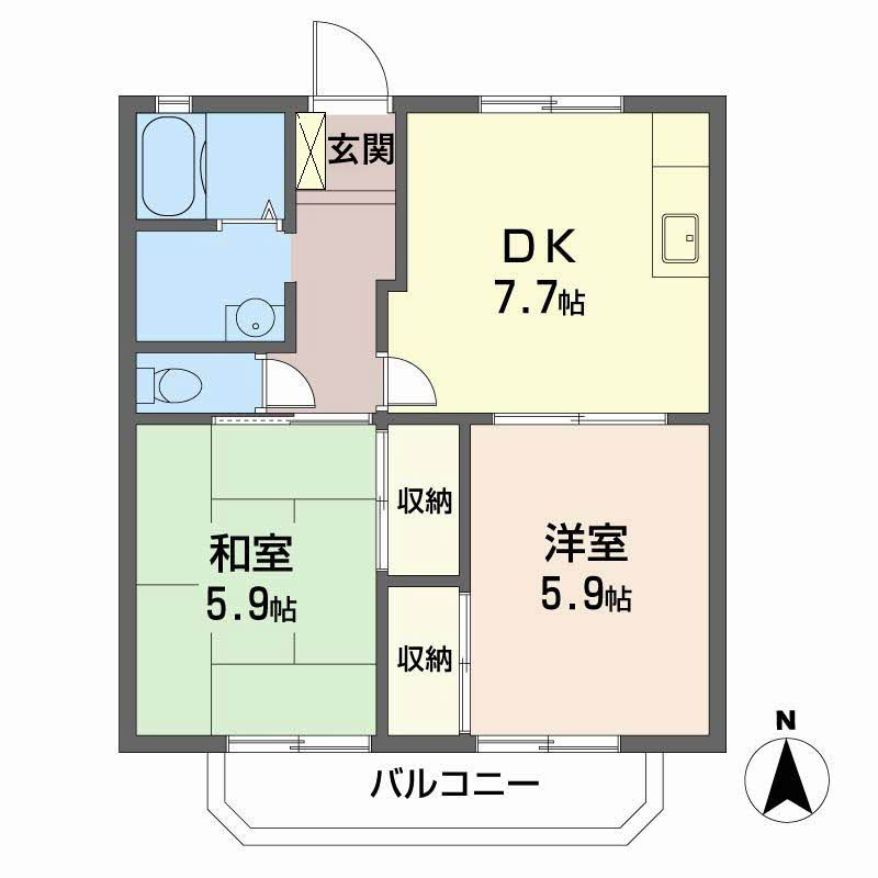 アコーデリア元禄の間取り