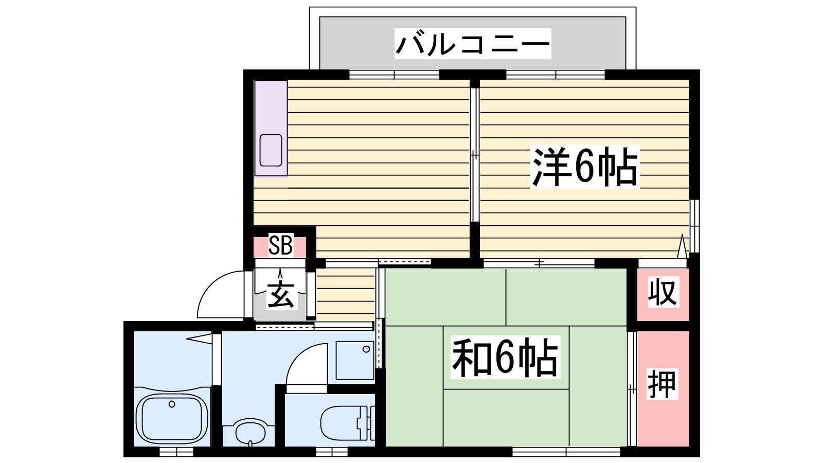 ベネッセ山手の間取り