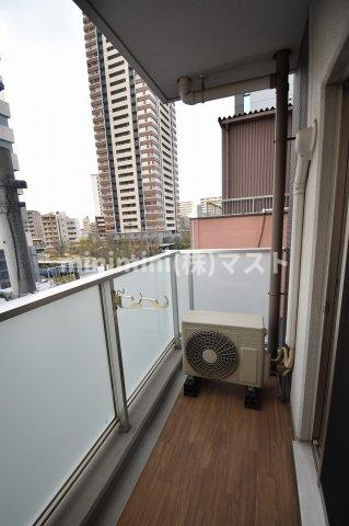 アクセリスオオサカフクシマのバルコニー