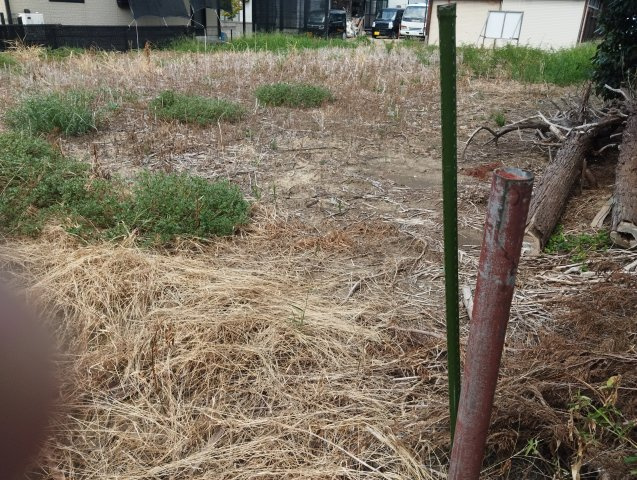 長岡市猫興野144-2、145-2土地の外観