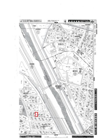 長岡市猫興野144-2、145-2土地の地図