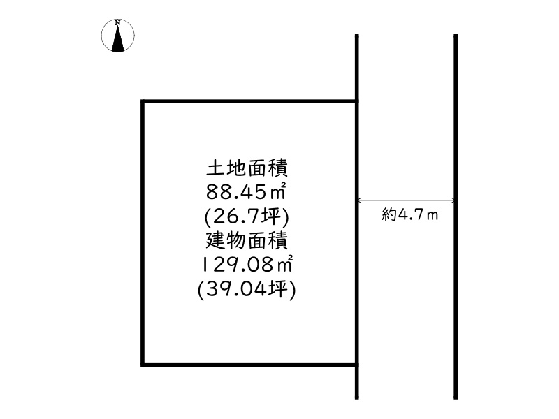 アルエ城北新町／中古戸建の間取り