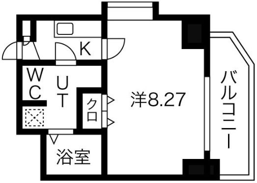 ディナスティ福島Ⅱの間取り