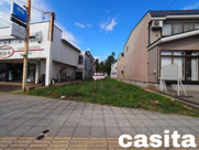 【建築条件なし】大仙市大曲須和町 南北両面道路の土地物件の画像