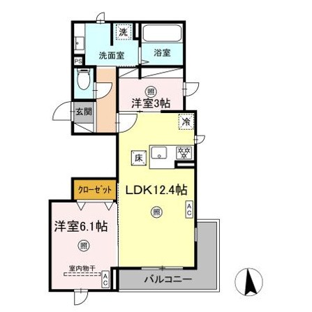 Ｄ-ＲＯＯＭ 白萩町
