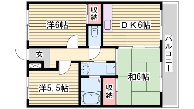 蒲田ハイツの間取り