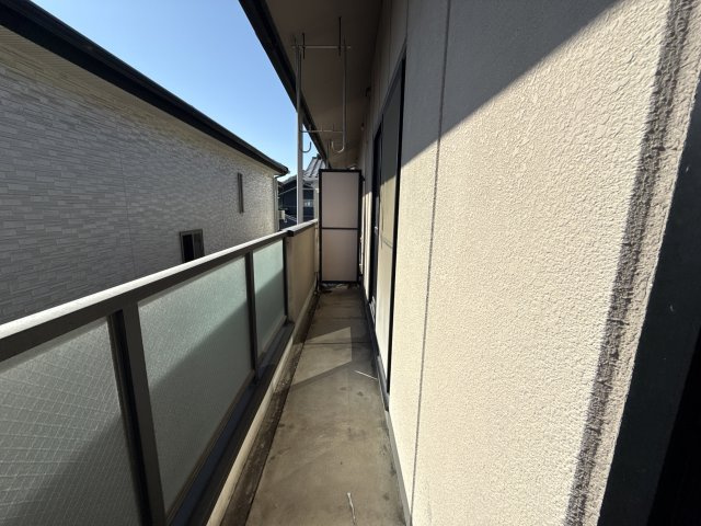 蒲田ハイツのバルコニー