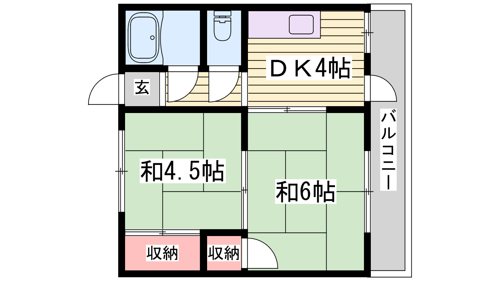 栄マンションの間取り