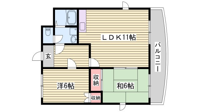 シティライフ保城の間取り