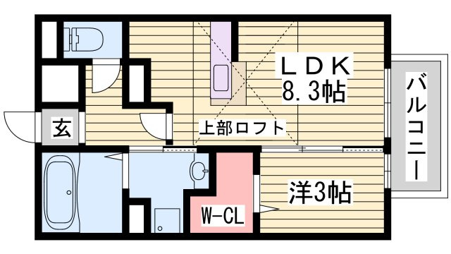 アーバンプラザⅡ号館の間取り