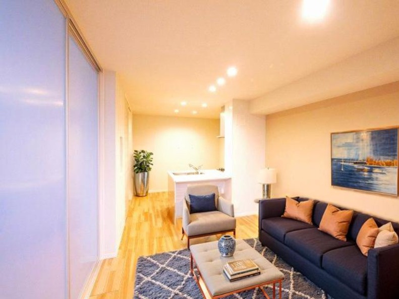 サニーレジデンスの居間・リビング|CGで家具等を配置したもので家具等は含まれません