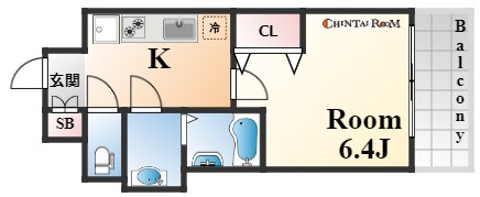 プレサンス神戸キュリオの間取り