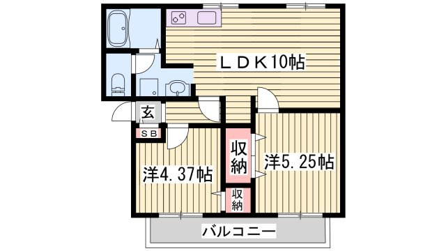 第二グリーンハイツの間取り