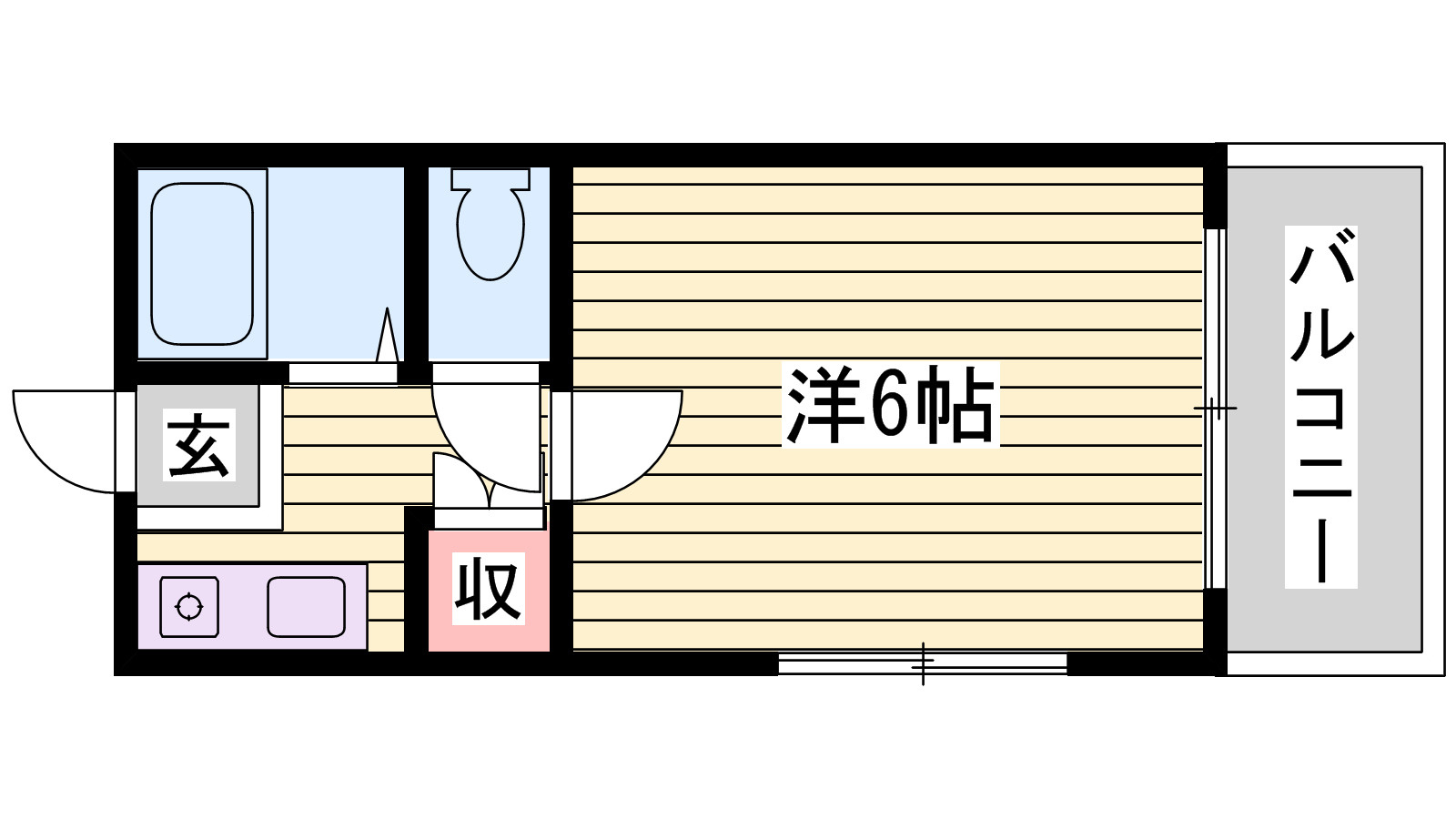 Mハイツの間取り