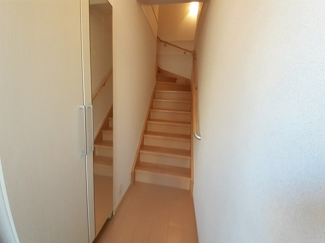 サンライト宗像ⅡＡの玄関|玄関です