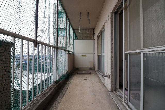 最上ハイツ足利のバルコニー