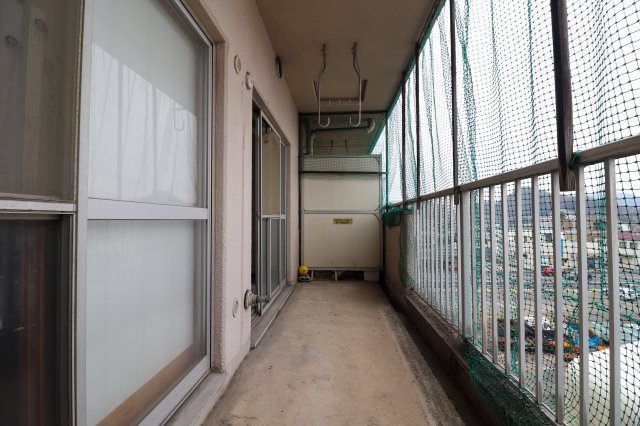 最上ハイツ足利のバルコニー