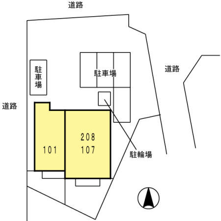 グルック司　　刈谷市の賃貸ならクラスホーム刈谷店の区画図