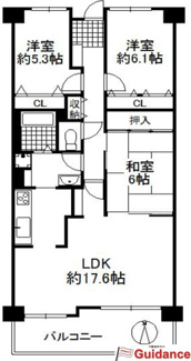 【間取り】 | 朝倉グリーンマンション