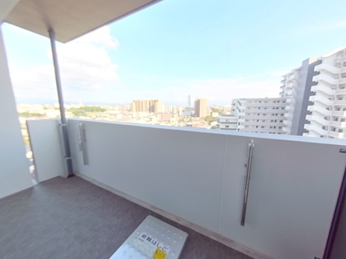 熊本市中央区大江１丁目の賃貸マンションのバルコニー