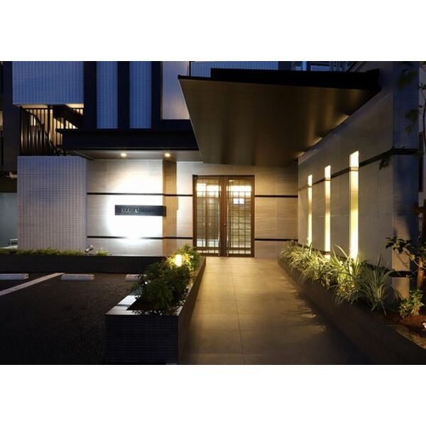 熊本市中央区大江１丁目の賃貸マンションのエントランス