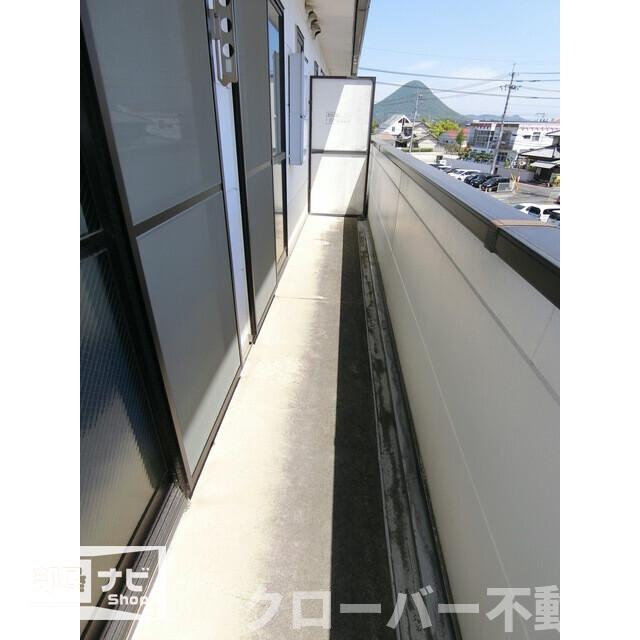 フォブール城南のバルコニー