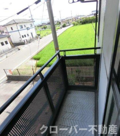 メンバーズタウン讃岐富士Bのバルコニー