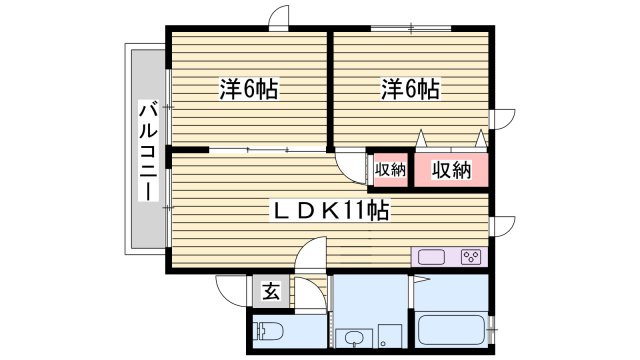 絵領ガーデンの間取り