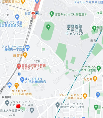 【地図】 | プラウドシティ日吉レジデンスⅠ棟 | 周辺の地図はこんな感じです！
